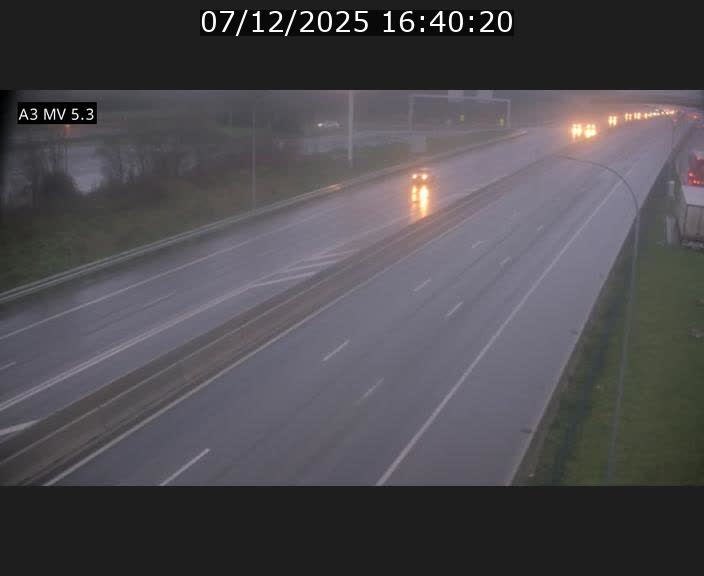 <h2>Webcam à l'Aire de Berchem au Luxembourg sur l'A3. Vue orientée vers la France</h2>