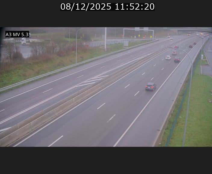 <h2>Webcam à l'Aire de Berchem au Luxembourg sur l'A3. Vue orientée vers la France</h2>