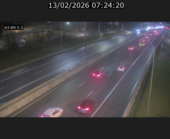 <h2>Webcam à l'Aire de Berchem au Luxembourg sur l'A3. Vue orientée vers la France</h2>