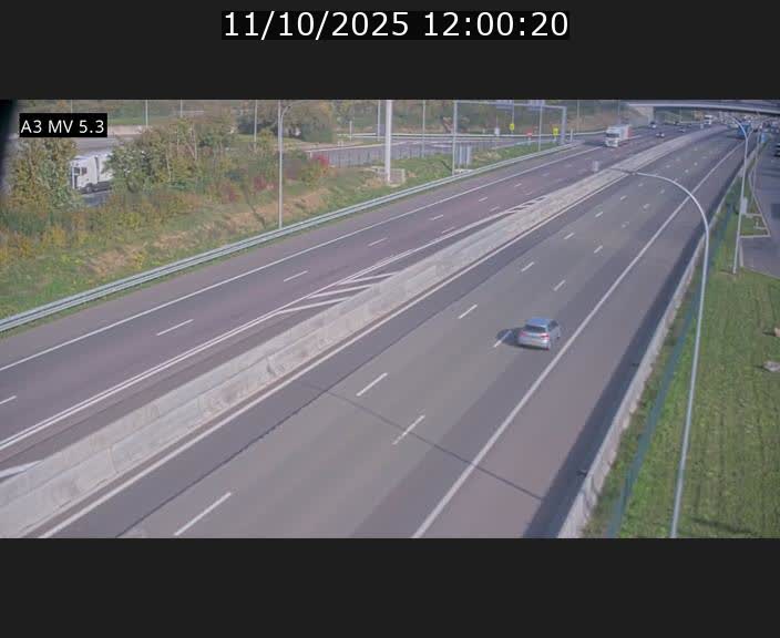 <h2>Webcam à l'Aire de Berchem au Luxembourg sur l'A3. Vue orientée vers la France</h2>