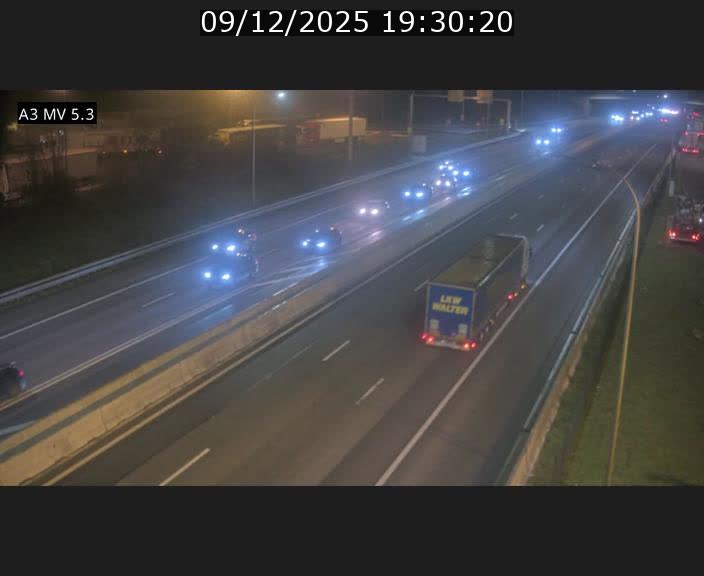 <h2>Webcam à l'Aire de Berchem au Luxembourg sur l'A3. Vue orientée vers la France</h2>