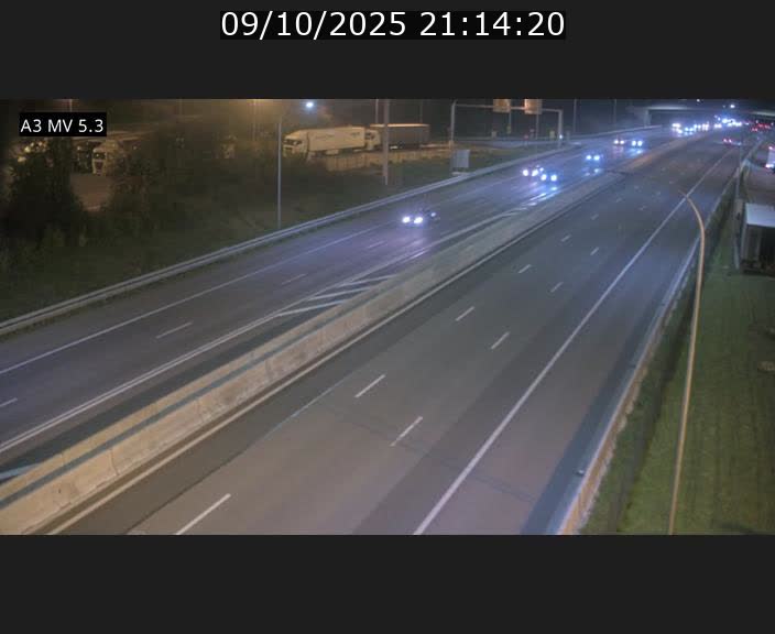 <h2>Webcam à l'Aire de Berchem au Luxembourg sur l'A3. Vue orientée vers la France</h2>