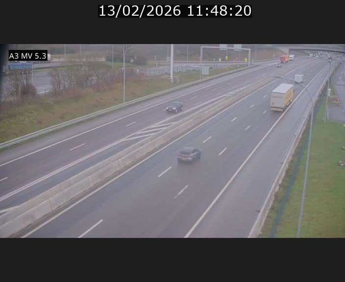 <h2>Webcam à l'Aire de Berchem au Luxembourg sur l'A3. Vue orientée vers la France</h2>