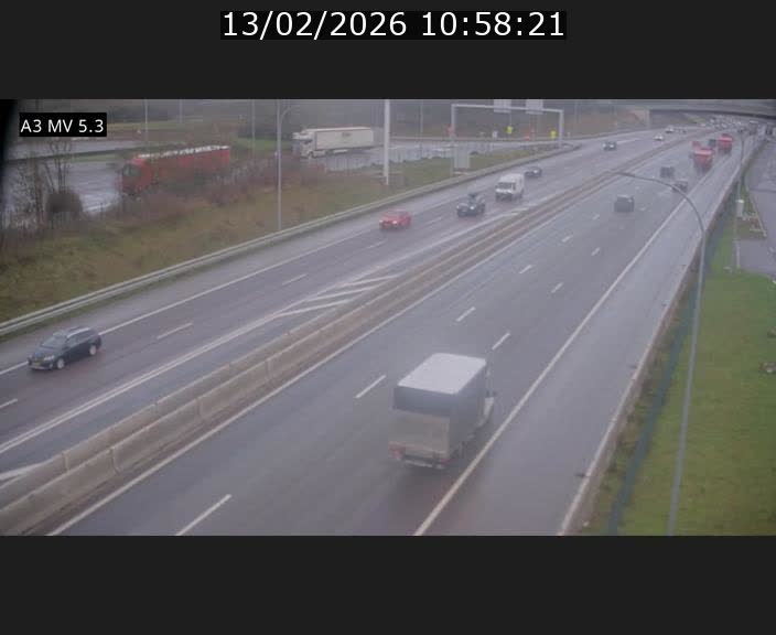 <h2>Webcam à l'Aire de Berchem au Luxembourg sur l'A3. Vue orientée vers la France</h2>