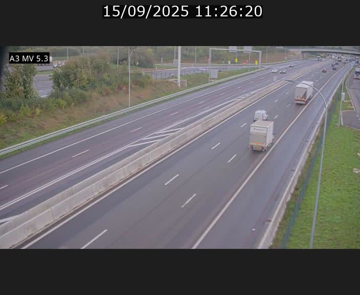<h2>Webcam à l'Aire de Berchem au Luxembourg sur l'A3. Vue orientée vers la France</h2>