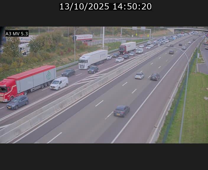 <h2>Webcam à l'Aire de Berchem au Luxembourg sur l'A3. Vue orientée vers la France</h2>