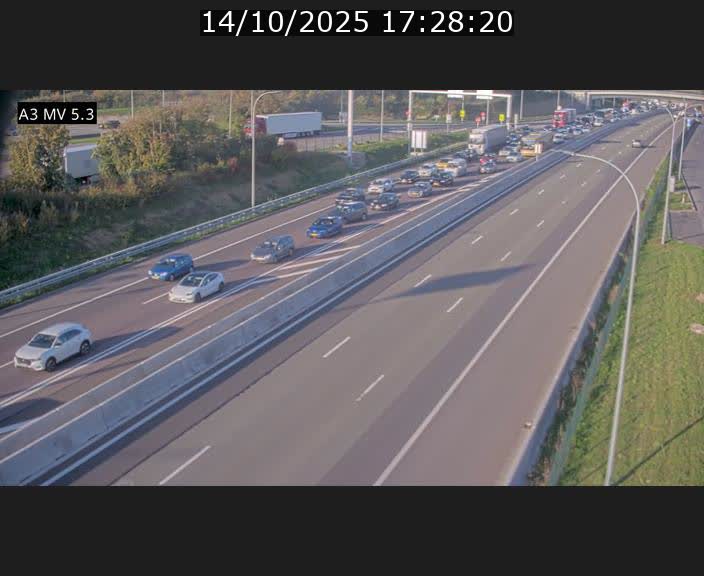 <h2>Webcam à l'Aire de Berchem au Luxembourg sur l'A3. Vue orientée vers la France</h2>