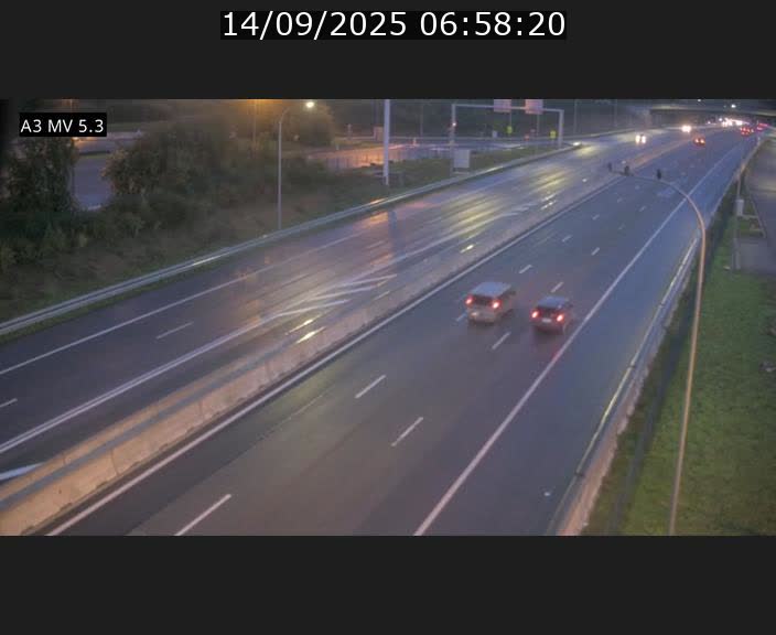 <h2>Webcam à l'Aire de Berchem au Luxembourg sur l'A3. Vue orientée vers la France</h2>