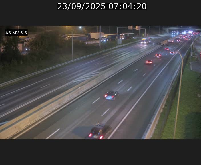<h2>Webcam à l'Aire de Berchem au Luxembourg sur l'A3. Vue orientée vers la France</h2>
