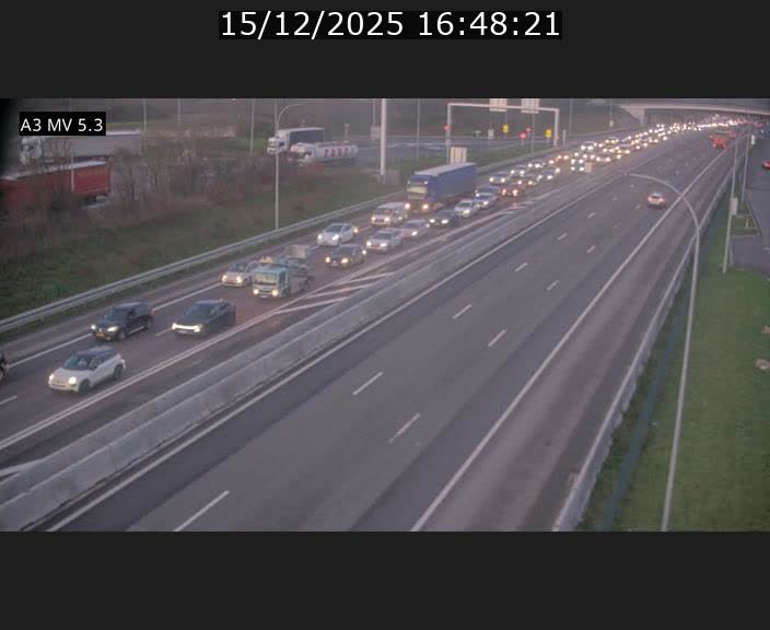 <h2>Webcam à l'Aire de Berchem au Luxembourg sur l'A3. Vue orientée vers la France</h2>