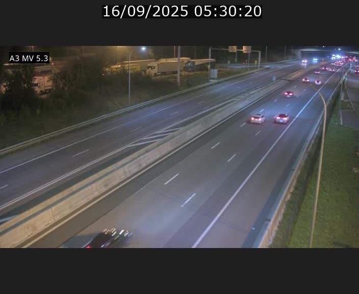 <h2>Webcam à l'Aire de Berchem au Luxembourg sur l'A3. Vue orientée vers la France</h2>
