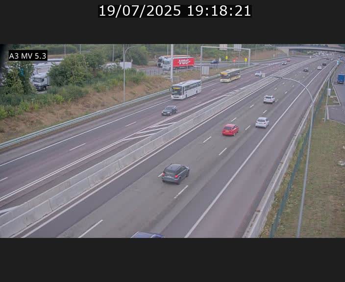 <h2>Webcam à l'Aire de Berchem au Luxembourg sur l'A3. Vue orientée vers la France</h2>