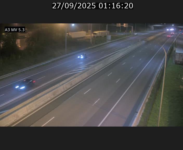 <h2>Webcam à l'Aire de Berchem au Luxembourg sur l'A3. Vue orientée vers la France</h2>