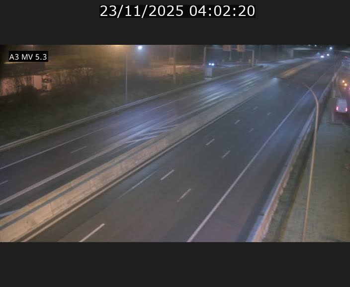 Webcam à l'Aire de Berchem au Luxembourg sur l'A3. Vue orientée vers la France