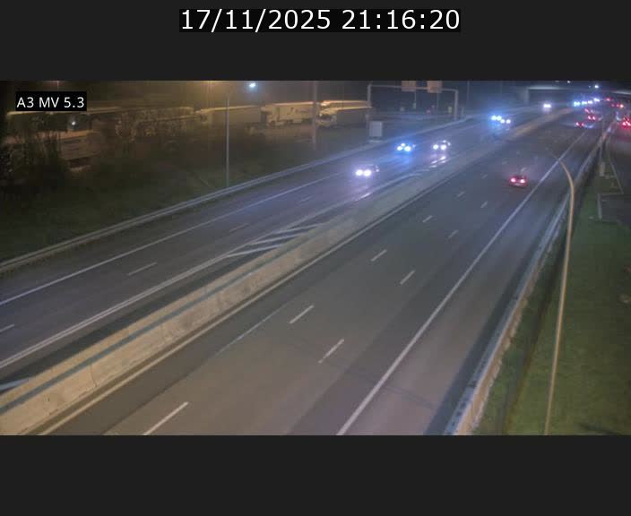 <h2>Webcam à l'Aire de Berchem au Luxembourg sur l'A3. Vue orientée vers la France</h2>