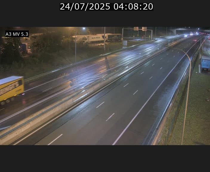 Webcam à l'Aire de Berchem au Luxembourg sur l'A3. Vue orientée vers la France