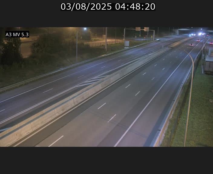 Webcam à l'Aire de Berchem au Luxembourg sur l'A3. Vue orientée vers la France