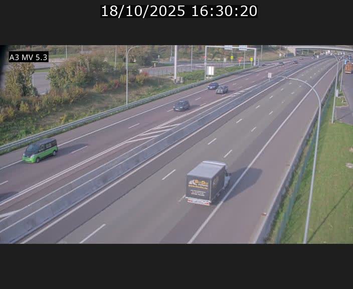 <h2>Webcam à l'Aire de Berchem au Luxembourg sur l'A3. Vue orientée vers la France</h2>