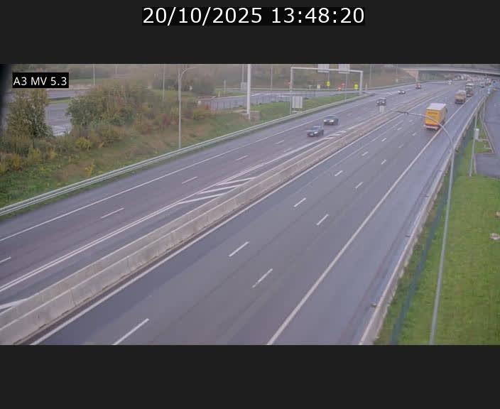 <h2>Webcam à l'Aire de Berchem au Luxembourg sur l'A3. Vue orientée vers la France</h2>