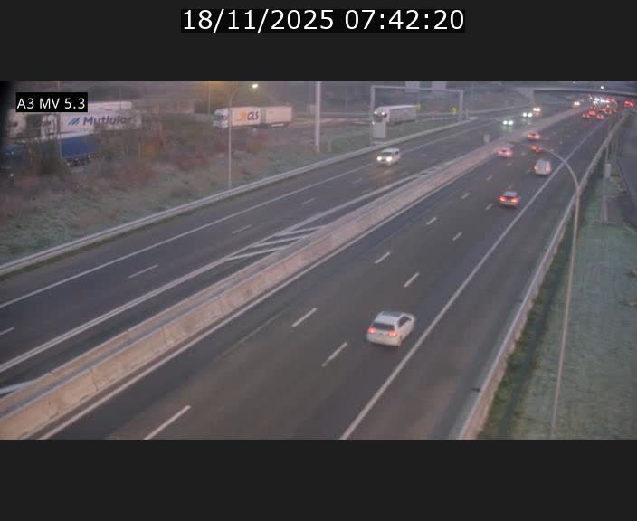 <h2>Webcam à l'Aire de Berchem au Luxembourg sur l'A3. Vue orientée vers la France</h2>