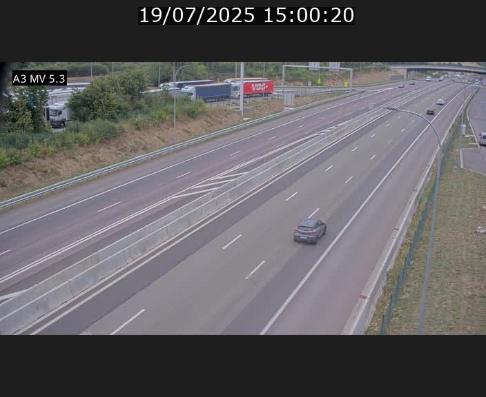 <h2>Webcam à l'Aire de Berchem au Luxembourg sur l'A3. Vue orientée vers la France</h2>