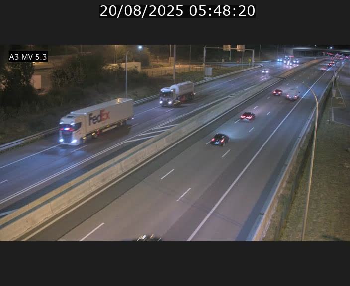<h2>Webcam à l'Aire de Berchem au Luxembourg sur l'A3. Vue orientée vers la France</h2>