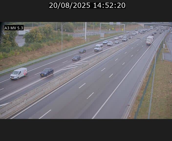 <h2>Webcam à l'Aire de Berchem au Luxembourg sur l'A3. Vue orientée vers la France</h2>