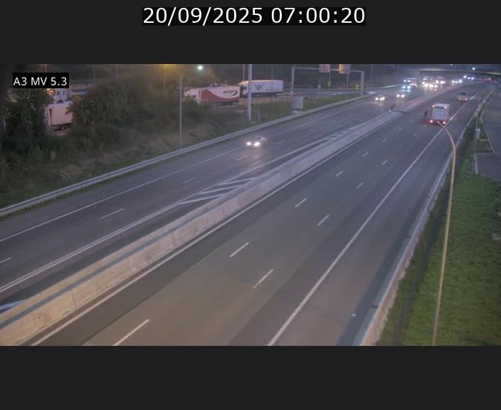 <h2>Webcam à l'Aire de Berchem au Luxembourg sur l'A3. Vue orientée vers la France</h2>