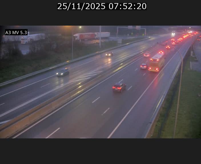 <h2>Webcam à l'Aire de Berchem au Luxembourg sur l'A3. Vue orientée vers la France</h2>