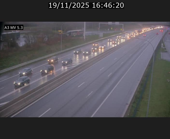 <h2>Webcam à l'Aire de Berchem au Luxembourg sur l'A3. Vue orientée vers la France</h2>