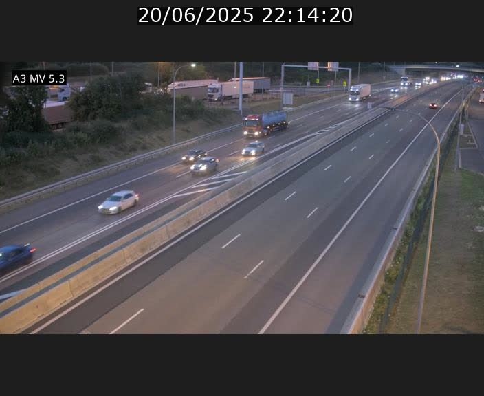 <h2>Webcam à l'Aire de Berchem au Luxembourg sur l'A3. Vue orientée vers la France</h2>