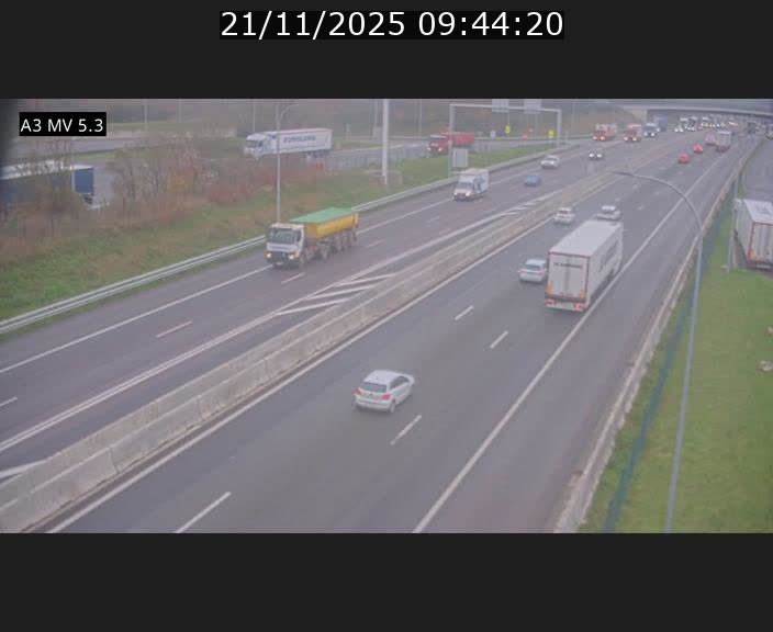 <h2>Webcam à l'Aire de Berchem au Luxembourg sur l'A3. Vue orientée vers la France</h2>