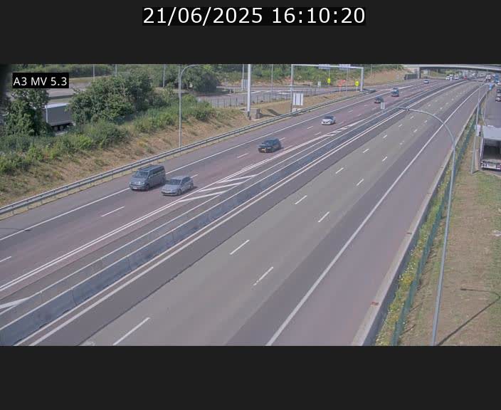 <h2>Webcam à l'Aire de Berchem au Luxembourg sur l'A3. Vue orientée vers la France</h2>