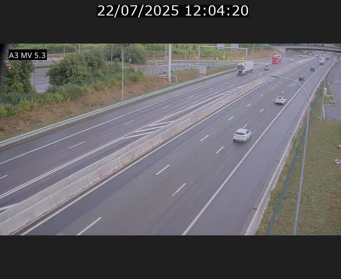 <h2>Webcam à l'Aire de Berchem au Luxembourg sur l'A3. Vue orientée vers la France</h2>