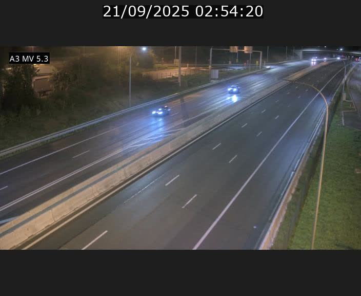 <h2>Webcam à l'Aire de Berchem au Luxembourg sur l'A3. Vue orientée vers la France</h2>