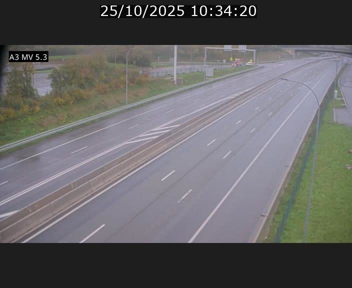 <h2>Webcam à l'Aire de Berchem au Luxembourg sur l'A3. Vue orientée vers la France</h2>