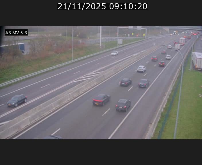 <h2>Webcam à l'Aire de Berchem au Luxembourg sur l'A3. Vue orientée vers la France</h2>