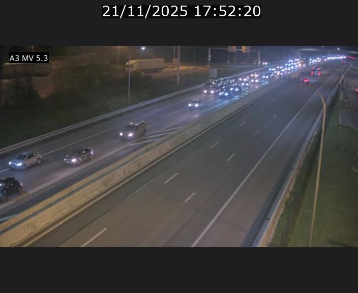 <h2>Webcam à l'Aire de Berchem au Luxembourg sur l'A3. Vue orientée vers la France</h2>
