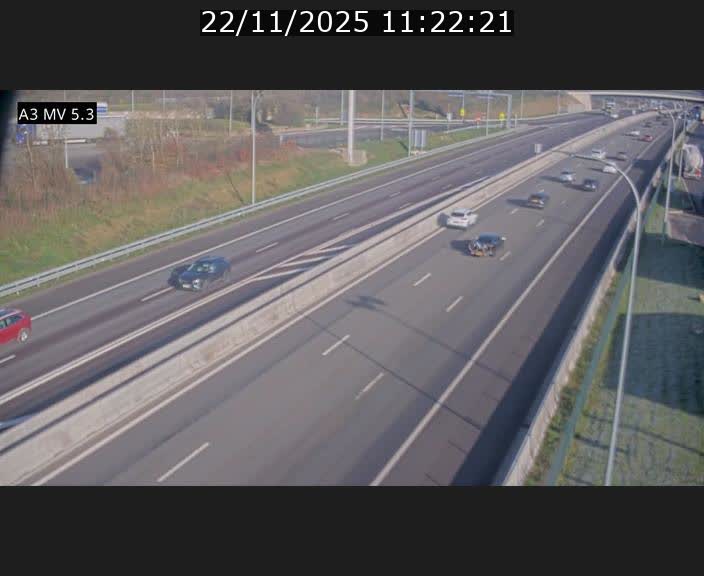 <h2>Webcam à l'Aire de Berchem au Luxembourg sur l'A3. Vue orientée vers la France</h2>