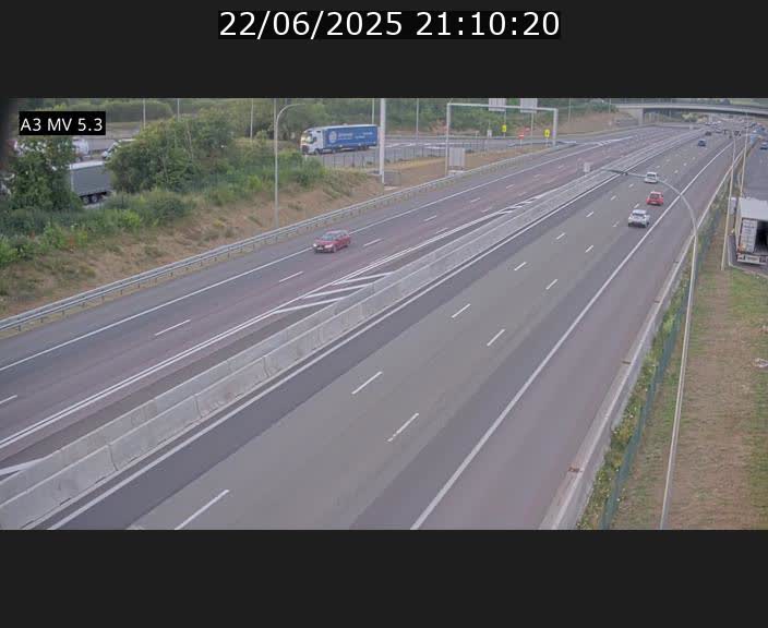 <h2>Webcam à l'Aire de Berchem au Luxembourg sur l'A3. Vue orientée vers la France</h2>