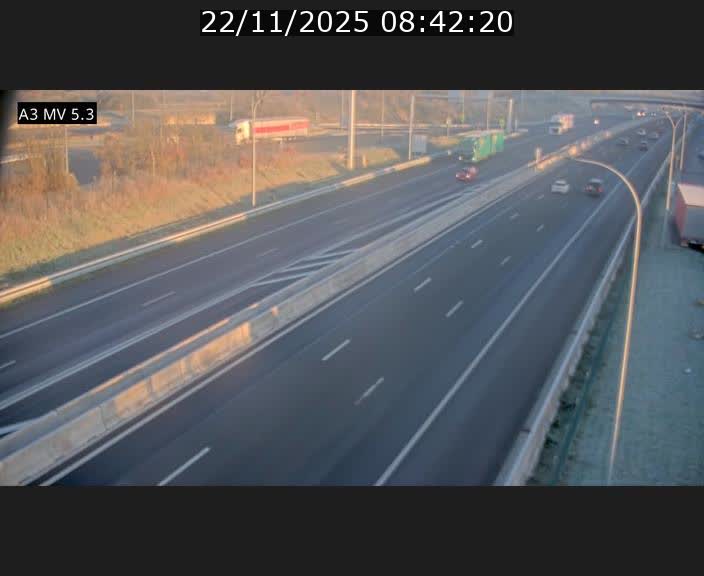 <h2>Webcam à l'Aire de Berchem au Luxembourg sur l'A3. Vue orientée vers la France</h2>