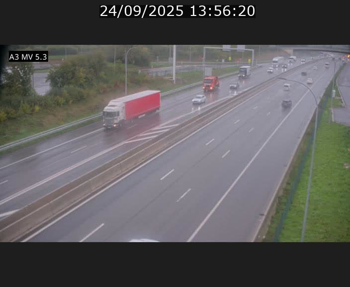 <h2>Webcam à l'Aire de Berchem au Luxembourg sur l'A3. Vue orientée vers la France</h2>