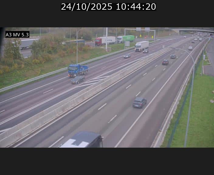 <h2>Webcam à l'Aire de Berchem au Luxembourg sur l'A3. Vue orientée vers la France</h2>