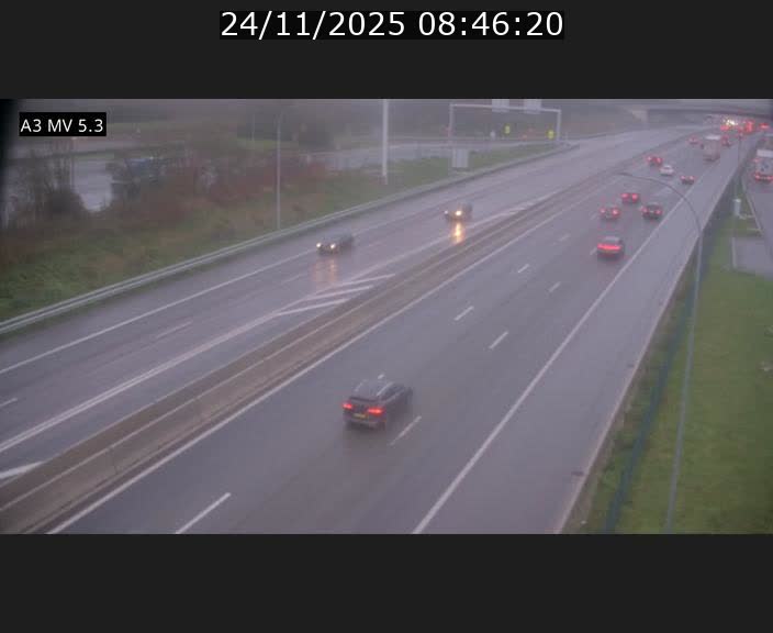 <h2>Webcam à l'Aire de Berchem au Luxembourg sur l'A3. Vue orientée vers la France</h2>
