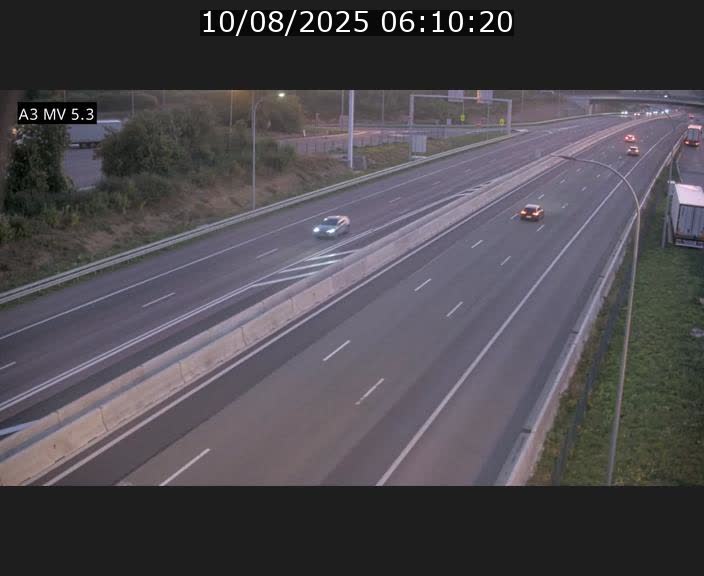 <h2>Webcam à l'Aire de Berchem au Luxembourg sur l'A3. Vue orientée vers la France</h2>