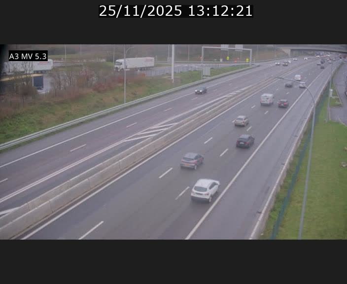 <h2>Webcam à l'Aire de Berchem au Luxembourg sur l'A3. Vue orientée vers la France</h2>