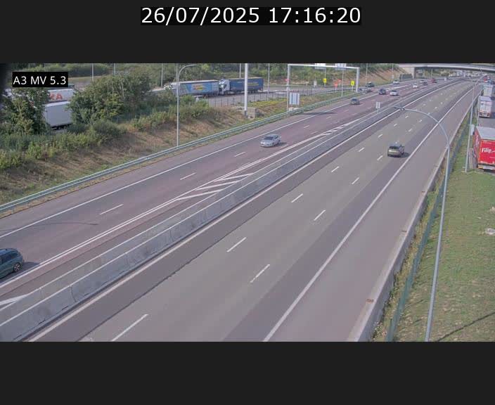 <h2>Webcam à l'Aire de Berchem au Luxembourg sur l'A3. Vue orientée vers la France</h2>