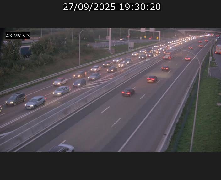 <h2>Webcam à l'Aire de Berchem au Luxembourg sur l'A3. Vue orientée vers la France</h2>