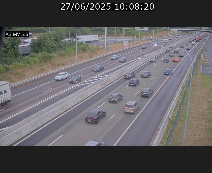 <h2>Webcam à l'Aire de Berchem au Luxembourg sur l'A3. Vue orientée vers la France</h2>