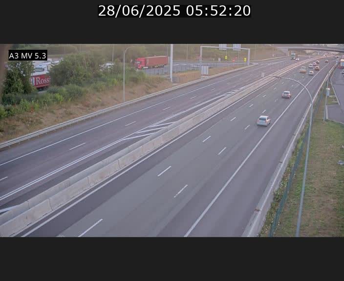 <h2>Webcam à l'Aire de Berchem au Luxembourg sur l'A3. Vue orientée vers la France</h2>